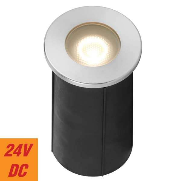 Telbix Halon 1W 24V Ingroud Light Stainless Steel - Mases LightingTelbix