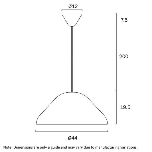 Telbix Hanami 44CM Metal Pendant Range HANAMI PE44 - Mases LightingTelbix