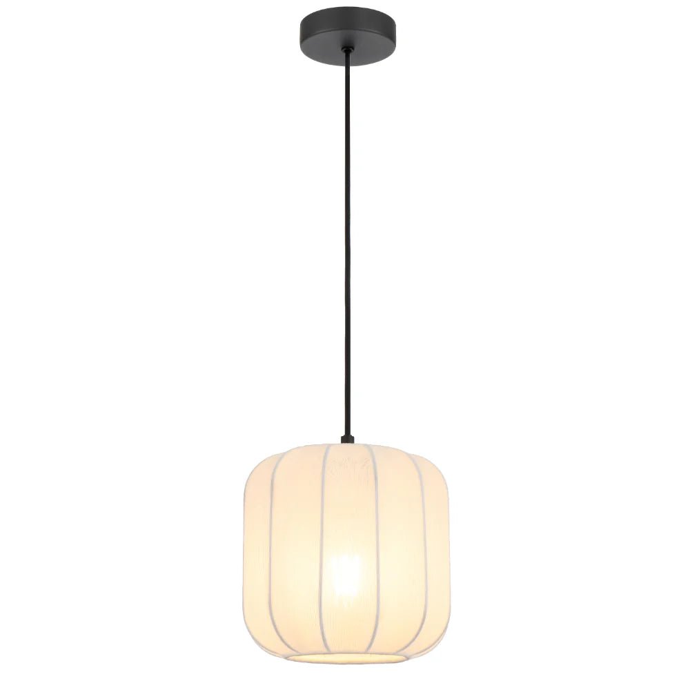Telbix Jonsel 20 1 Light Pendant Black JONSEL PE20-BK