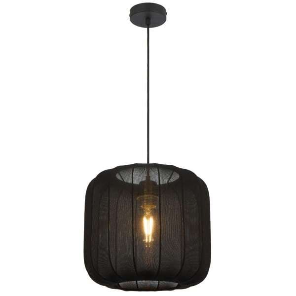 Telbix Jonsel Medium Pendant White and Black - Mases LightingTelbix