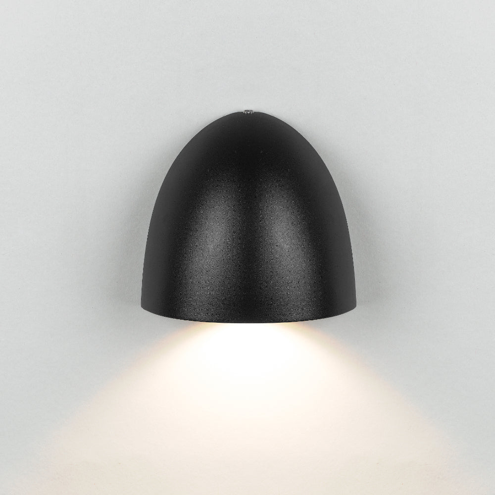 Telbix Jora Exterior Step Wall Light in Corten, Verde Green and Black