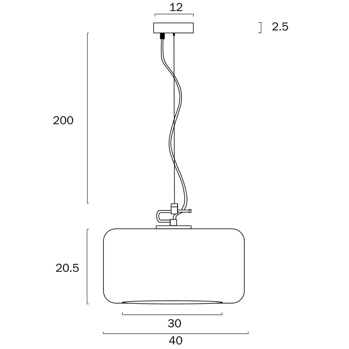 Telbix Korova Large Pendant - Mases LightingTelbix