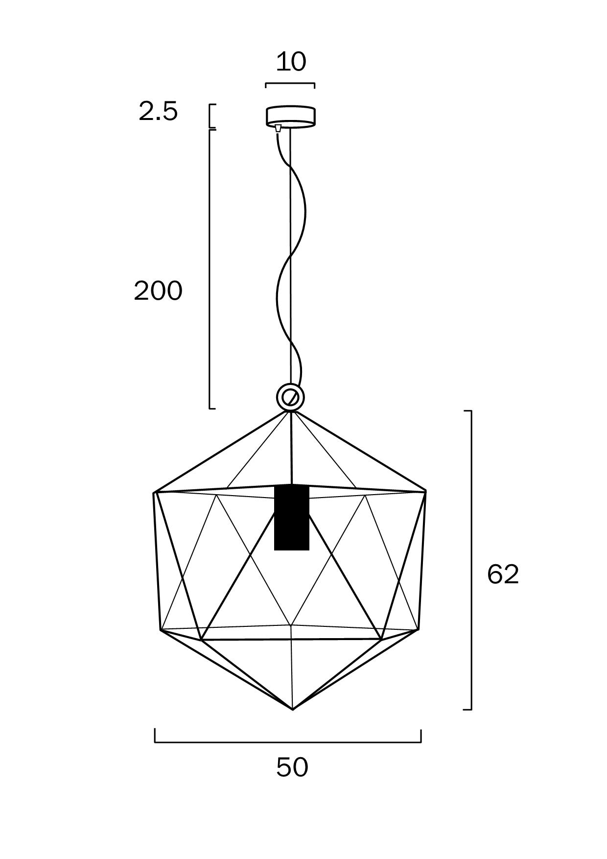 Telbix Lazlo 30,50 Pendant Solid Brass - Mases LightingTelbix