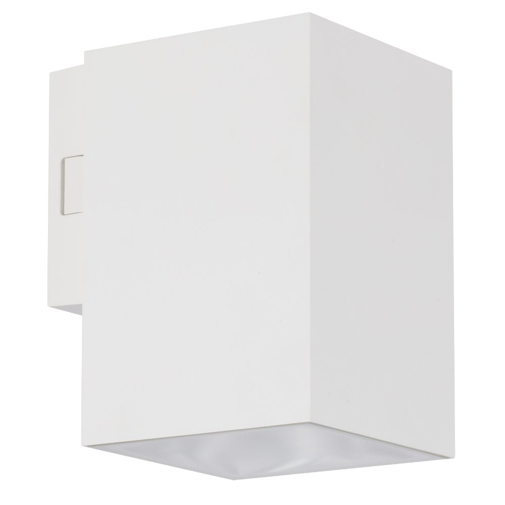 Telbix Lorsa 1 Light Exterior 9W LED Wall Light in Black or White - Mases LightingTelbix