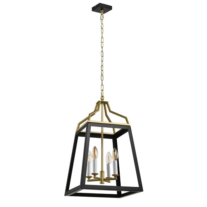Telbix Monteal 4 Light Pendant- Antique Gold - Mases LightingTelbix