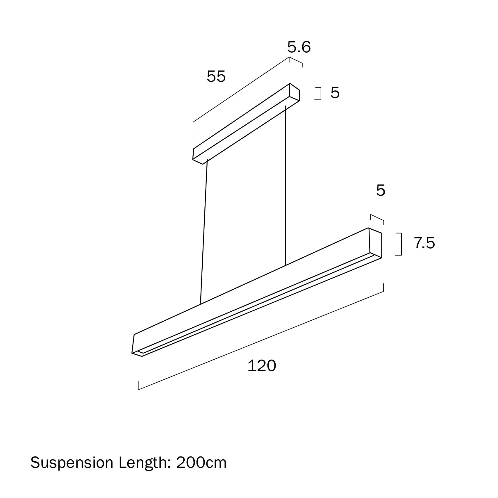 Telbix Navaro II 120 Pendant - Mases LightingTelbix