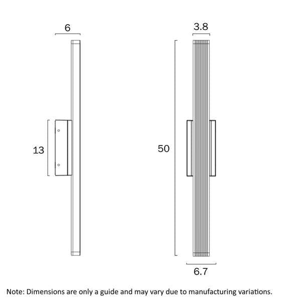 Telbix Ostel 1 Light Exterior Wall Light - Mases LightingTelbix