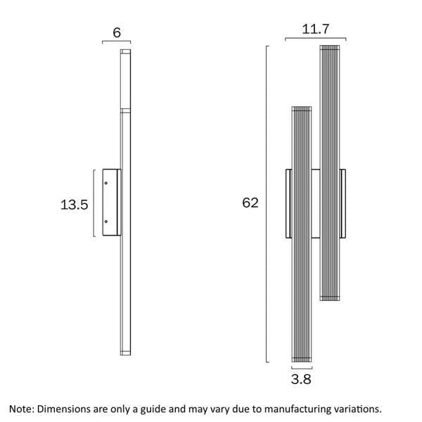 Telbix Ostel 2 Light Exterior Wall Light - Mases LightingTelbix