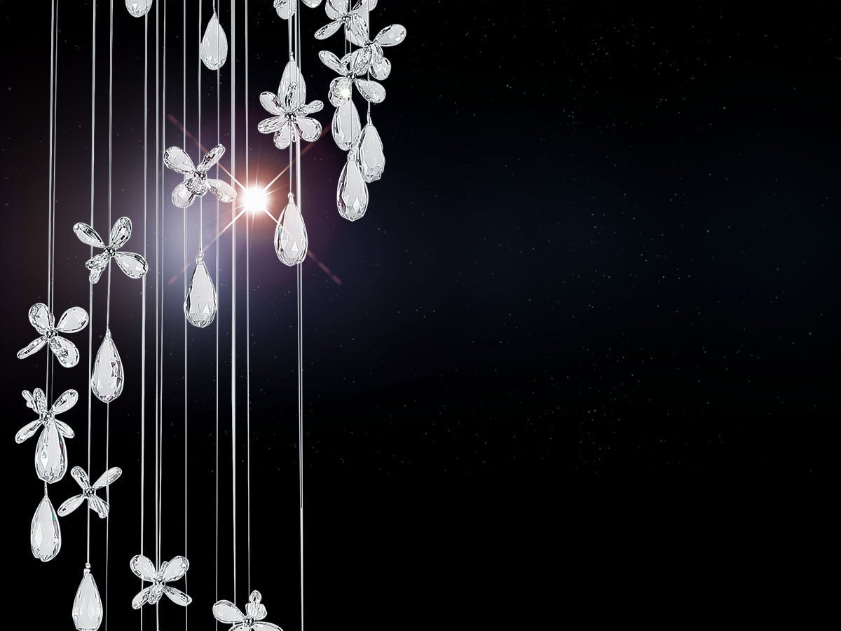 Telbix Paradis 251cm Pendant - Chrome