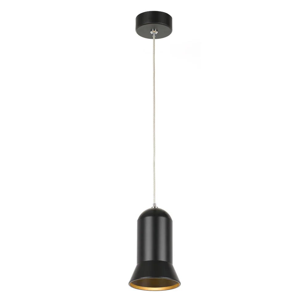 Telbix Parker Led Pendant 16cm, 9cm - Black/White