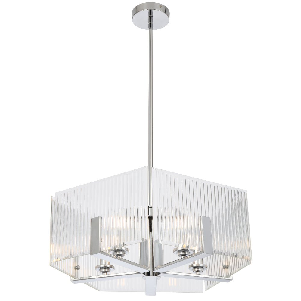 Telbix Pelion 5 Light Pendant Chrome PELION PE5 - CH - Mases LightingTelbix