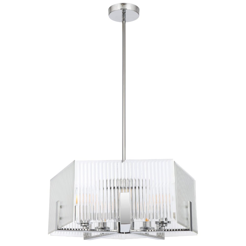 Telbix Pelion 5 Light Pendant Chrome PELION PE5 - CH - Mases LightingTelbix
