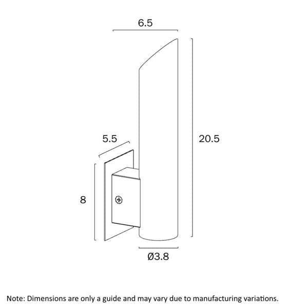 Telbix Penros 1 Light Exterior Wall Light - Mases LightingTelbix
