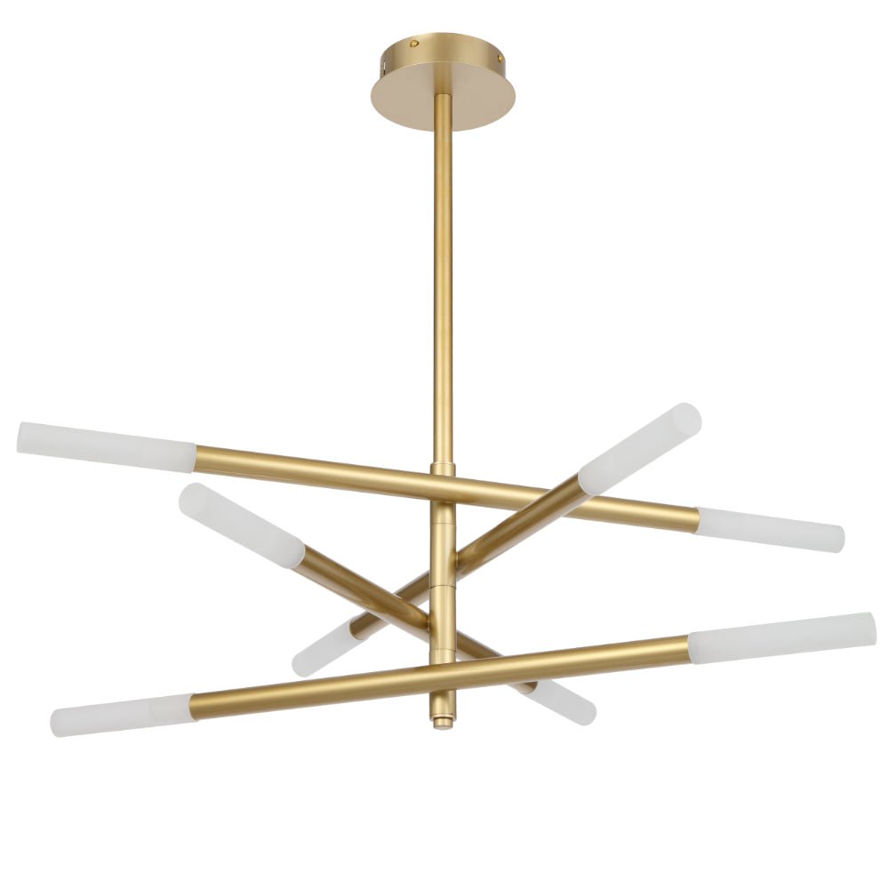 Telbix Pinta 8 Light LED Pendant Gold PINTA PE08-GD