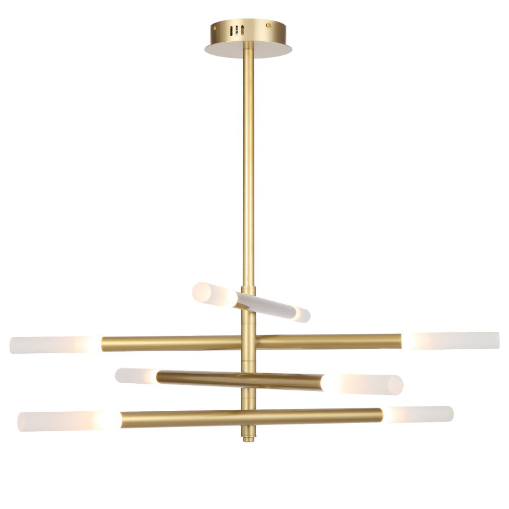 Telbix Pinta 8 Light LED Pendant Gold PINTA PE08-GD