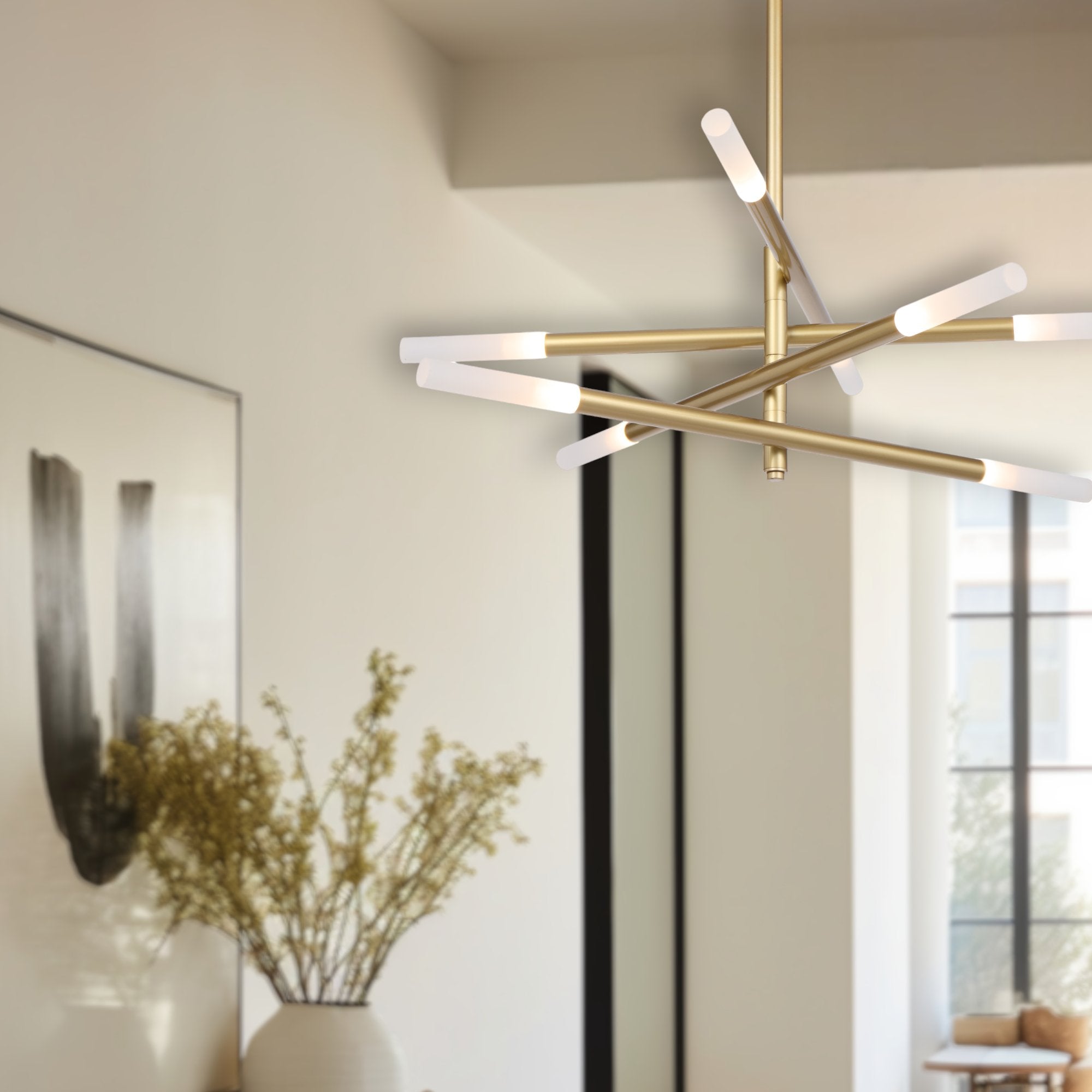 Telbix Pinta 8 Light LED Pendant Gold PINTA PE08-GD