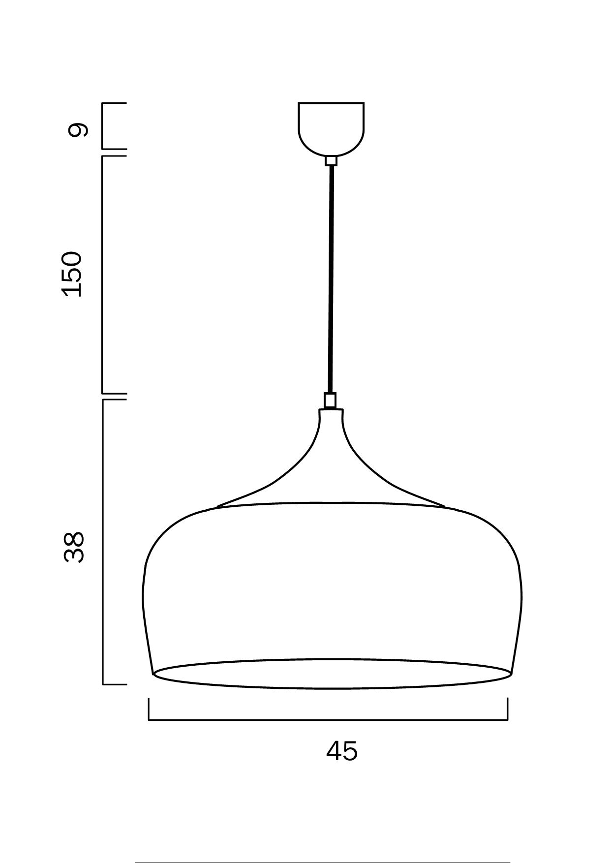 Telbix Polk 45 Pendant - Mases LightingTelbix