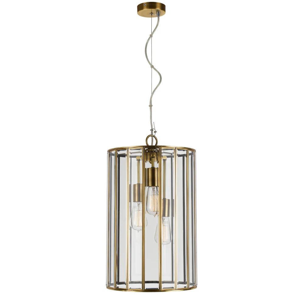 Telbix Pratt 30/20 - Antique Brass/Black - Mases LightingTelbix