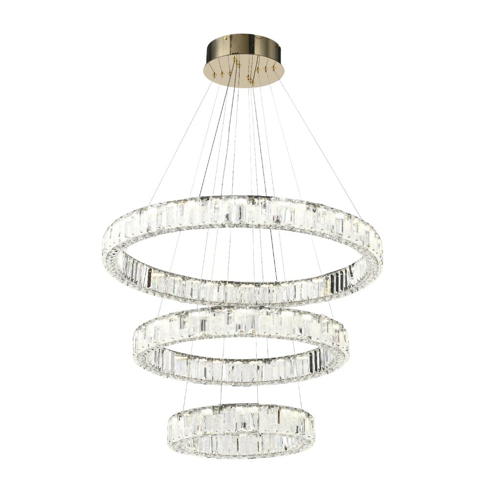 Telbix RIAS 3 TIER PENDANT RIAS PE3T - GD3C - Mases LightingTelbix