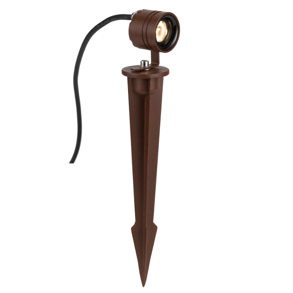 Telbix Rilto Spike Light in Verde Green, Black and Corten - Mases LightingTelbix