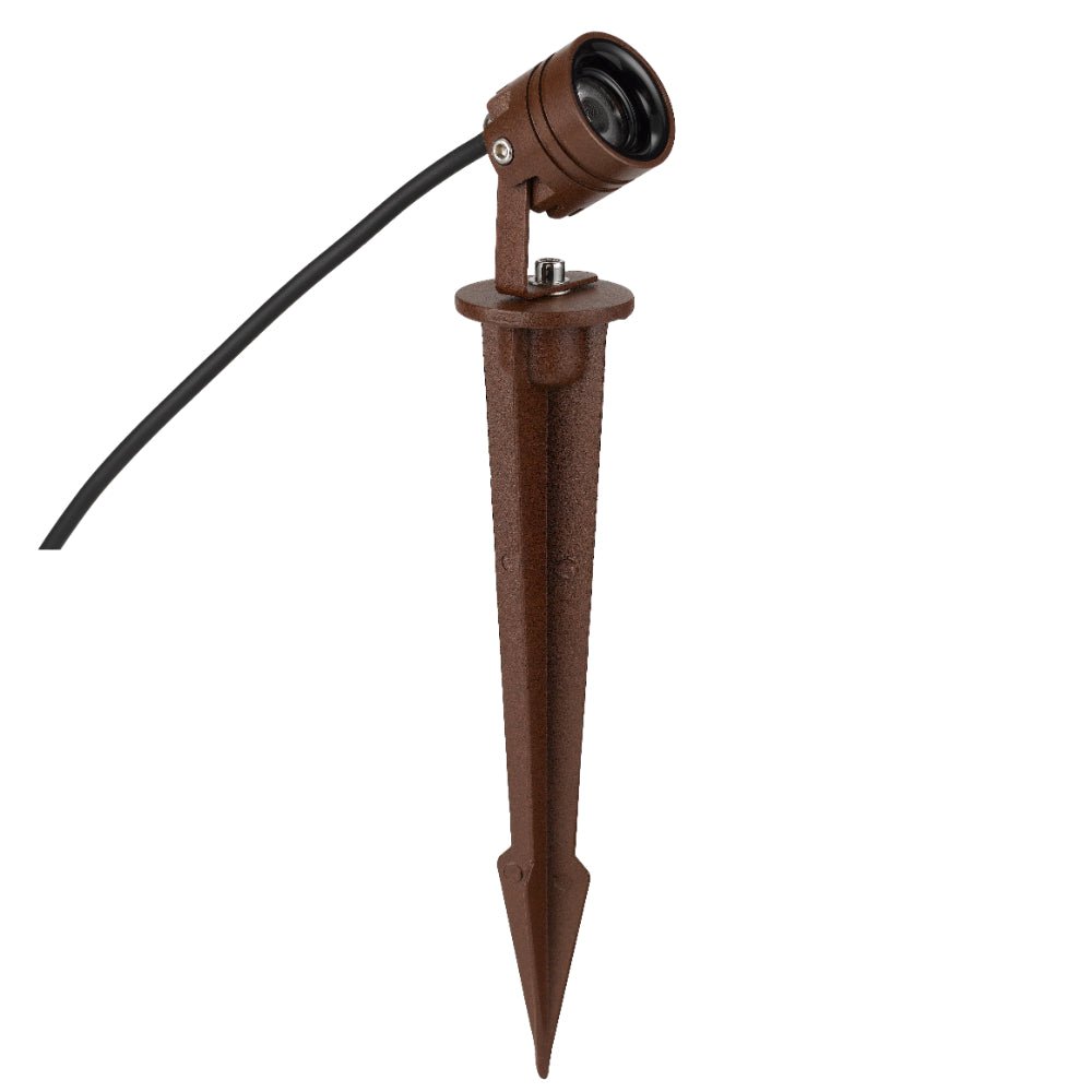 Telbix Rilto Spike Light in Verde Green, Black and Corten - Mases LightingTelbix