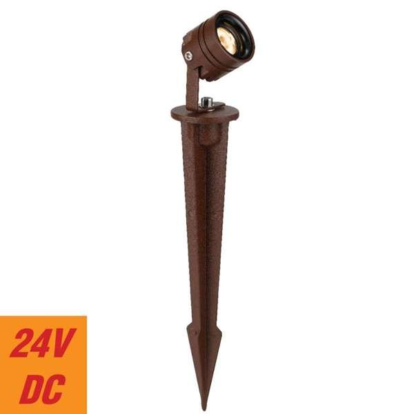 Telbix Rilto Spike Light in Verde Green, Black and Corten - Mases LightingTelbix