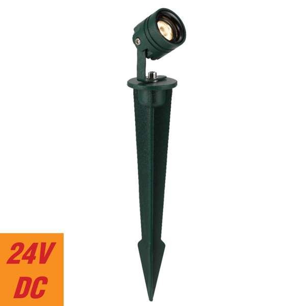 Telbix Rilto Spike Light in Verde Green, Black and Corten - Mases LightingTelbix
