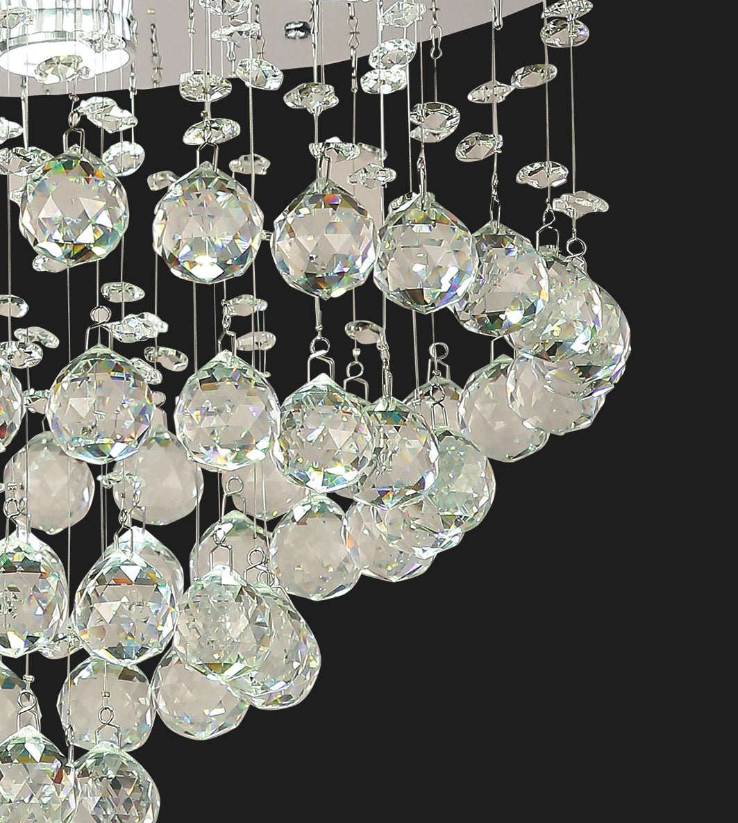 Telbix Savina 73, 45, 32CM CTC Crystal Pendant - Chrome