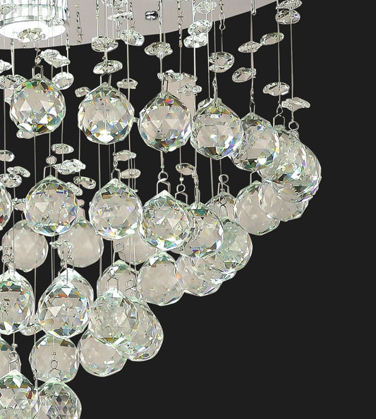 Telbix Savina 73, 45, 32CM CTC Crystal Pendant - Chrome - Mases LightingTelbix