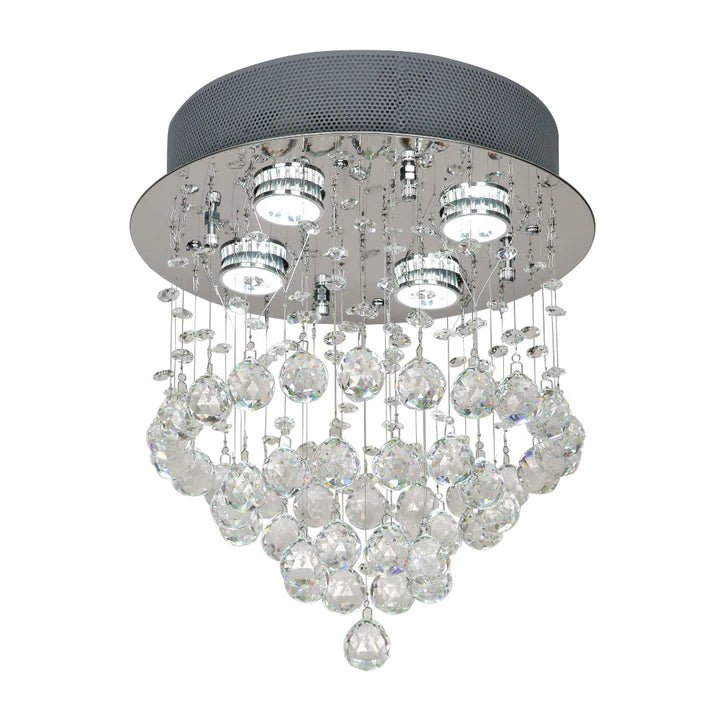 Telbix Savina 73, 45, 32CM CTC Crystal Pendant - Chrome