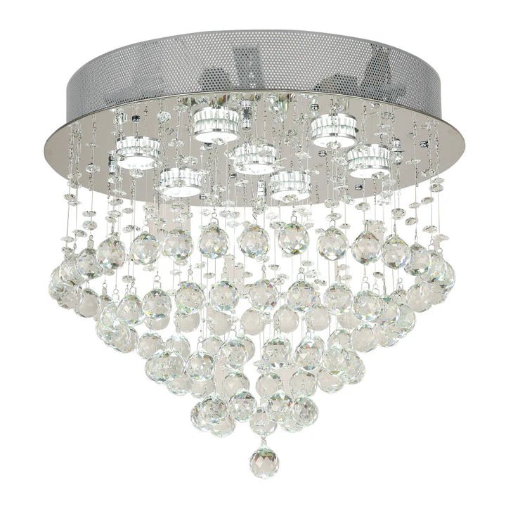 Telbix Savina 73, 45, 32CM CTC Crystal Pendant - Chrome