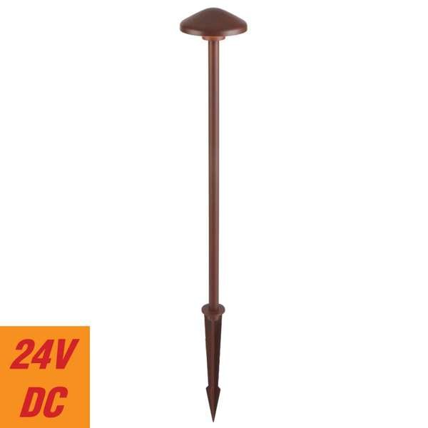 Telbix Scape Post Light in Verde Green, Black and Corten - Mases LightingTelbix