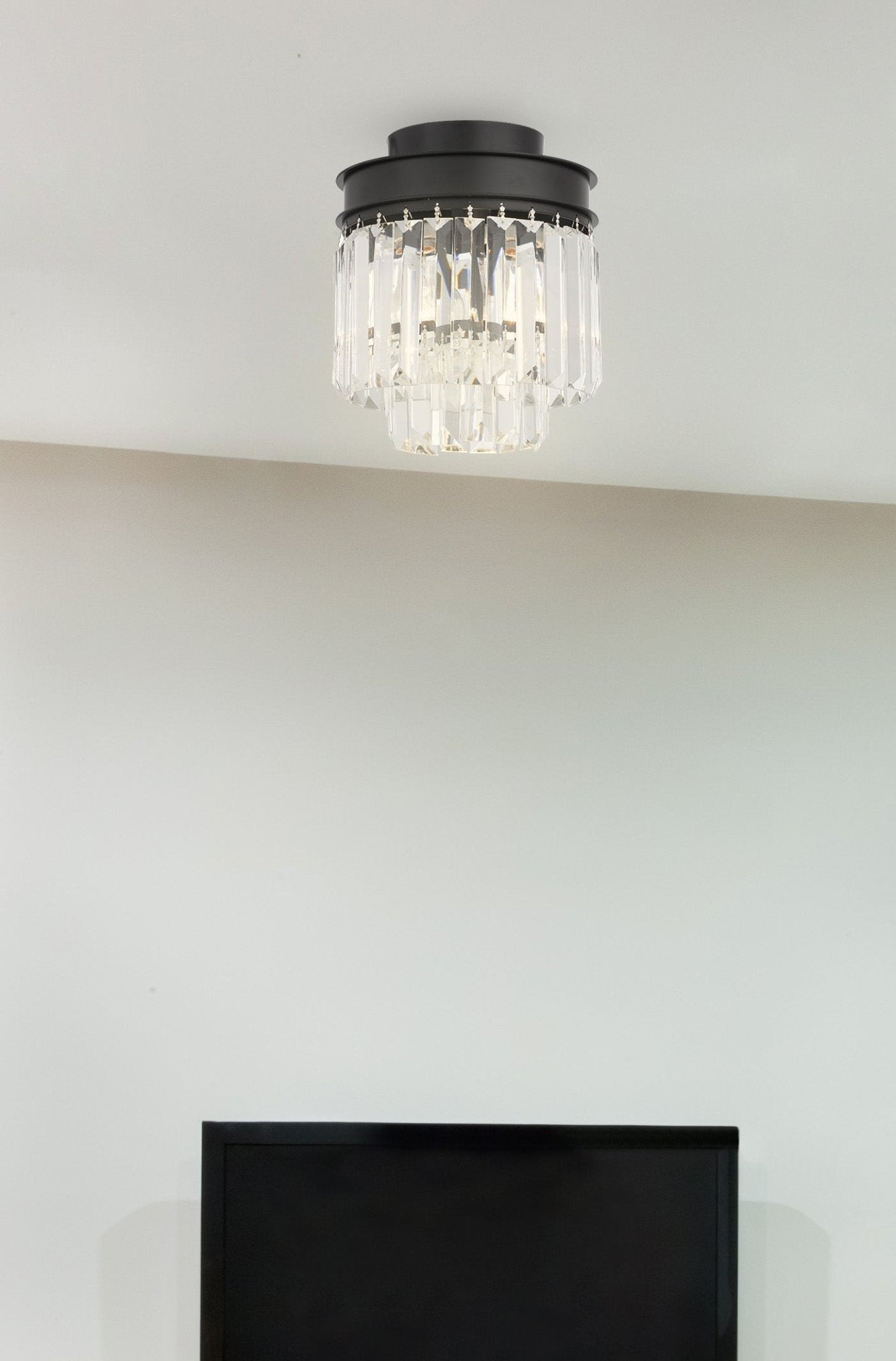 Telbix Serene Batten Fix Pendant - Black