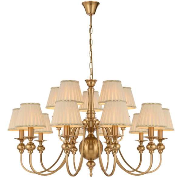 Telbix Siedel 15 Light Pendant With Shades Copper SIEDEL PE15SH - CP - Mases LightingTelbix