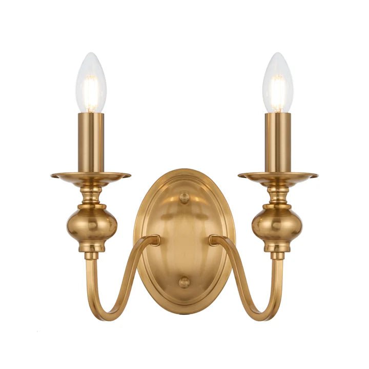 Telbix Siedel 2 Light Wall Bracket Copper SIEDEL WB2 - CP - Mases LightingTelbix