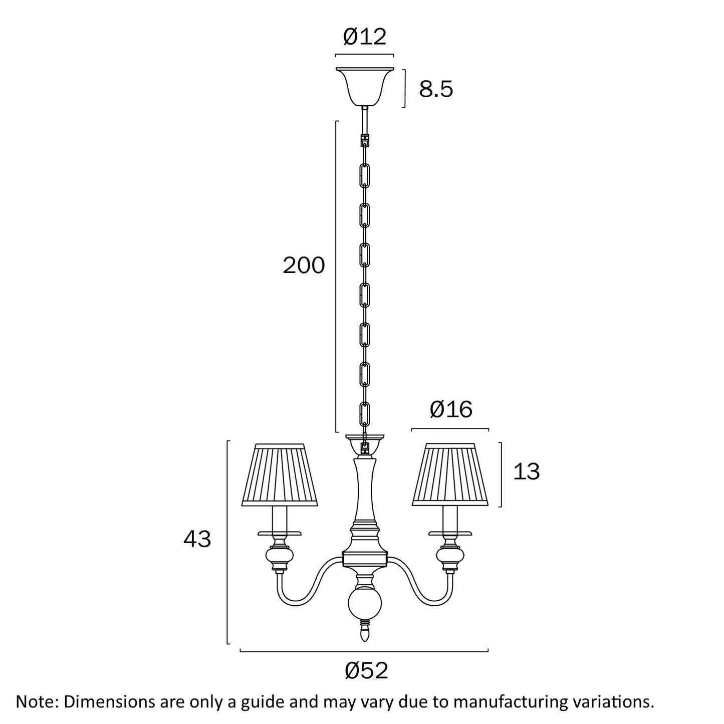 Telbix Siedel 3 Light Pendant With Shades Copper SIEDEL PE03SH - CP - Mases LightingTelbix