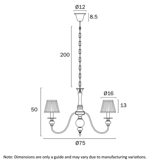Telbix Siedel 6 Light Pendant With Shades Copper SIEDEL PE06SH - CP - Mases LightingTelbix