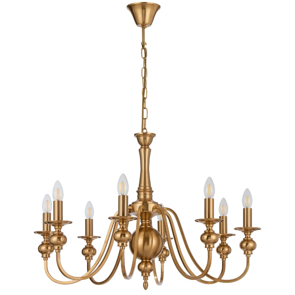 Telbix Siedel 8 Light Pendant Copper SIEDEL PE08 - CP - Mases LightingMases Lighting