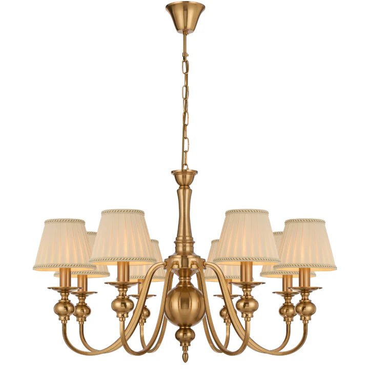 Telbix Siedel 8 Light Pendant With Shades Copper SIEDEL PE08SH - CP - Mases LightingTelbix