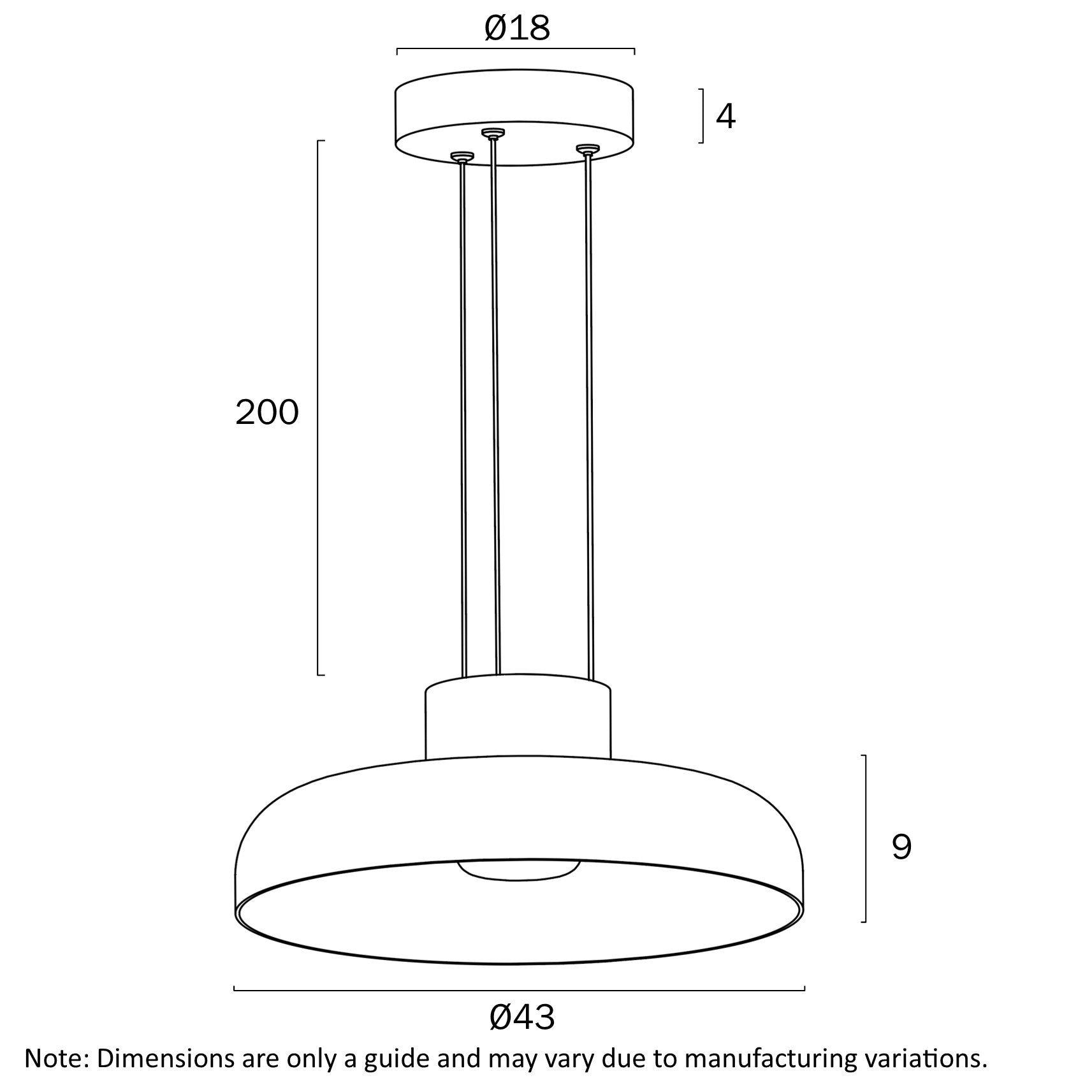 Telbix Skapa Pendant Light B - SKAPA PE B-OP