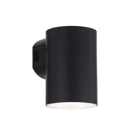 Telbix Stina 1 Light Exterior 9W LED Wall Light in Black or White - Mases LightingTelbix