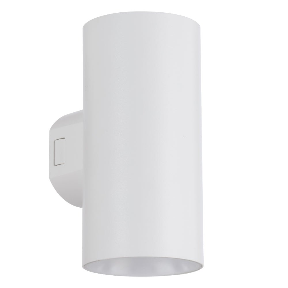 Telbix Stina 2 Light Exterior Wall Light in Black or White - Mases LightingTelbix
