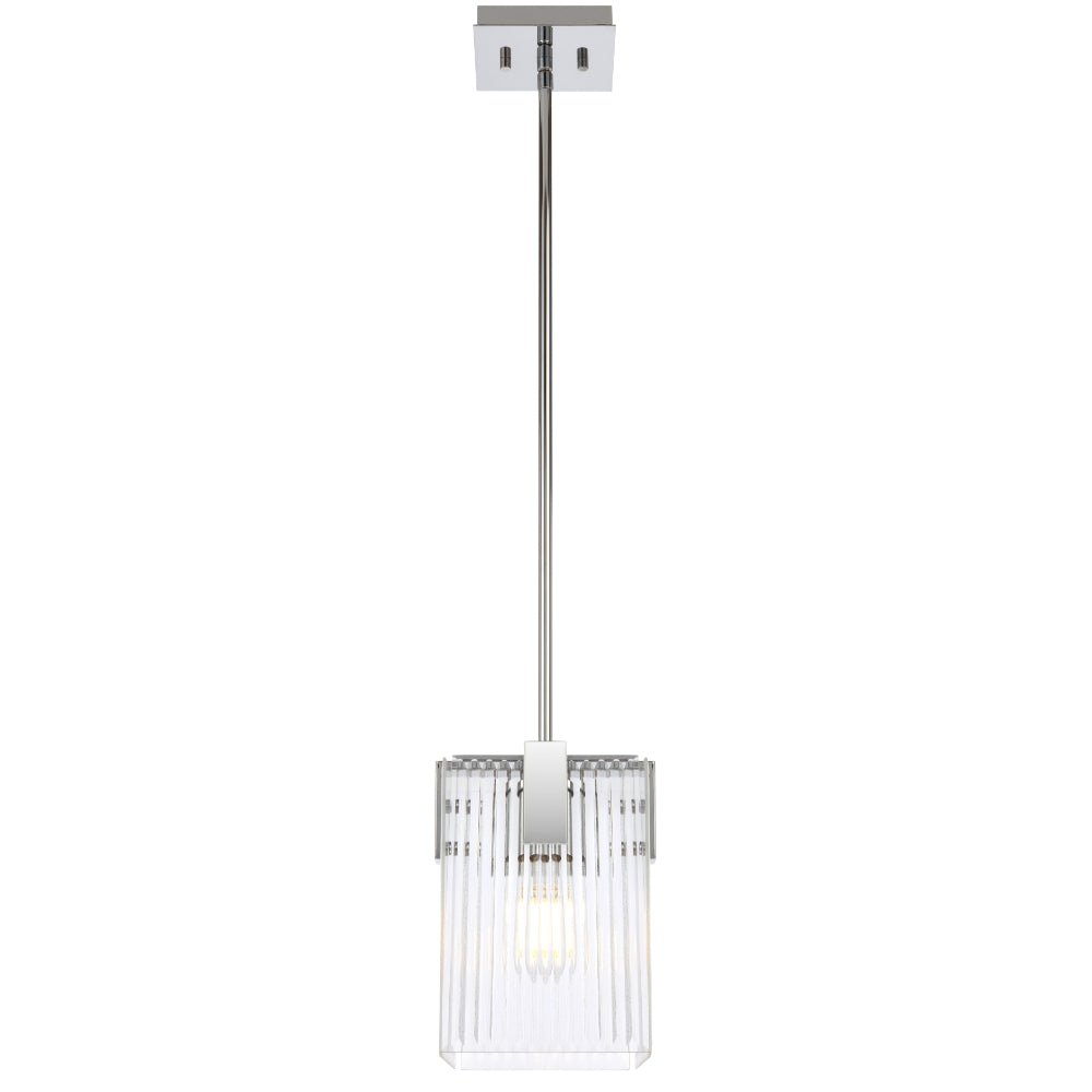Telbix Telbix Pelion 1 Light Pendant Chrome PELION PE1 - CH - Mases LightingTelbix