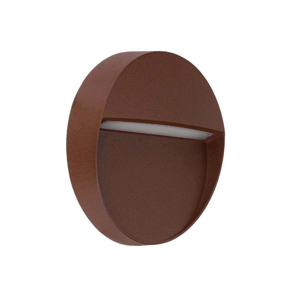 Telbix Terin Square or Round LED Step Wall Light in Black, Verde Green and White - Mases LightingTelbix