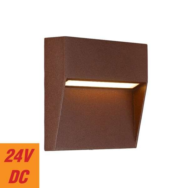 Telbix Terin Square or Round LED Step Wall Light in Black, Verde Green and White - Mases LightingTelbix