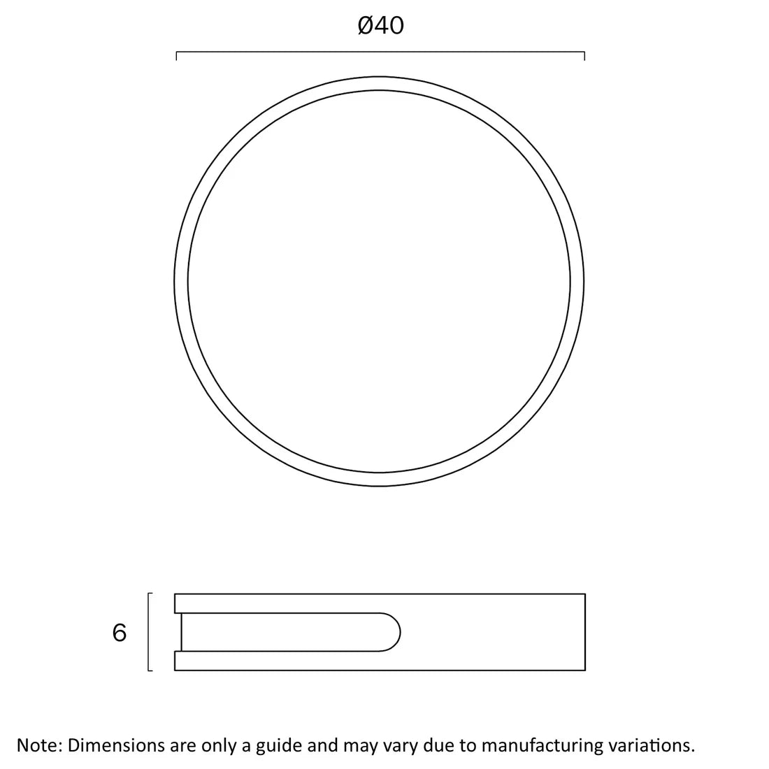 Telbix Thalia 24W Led Oyster