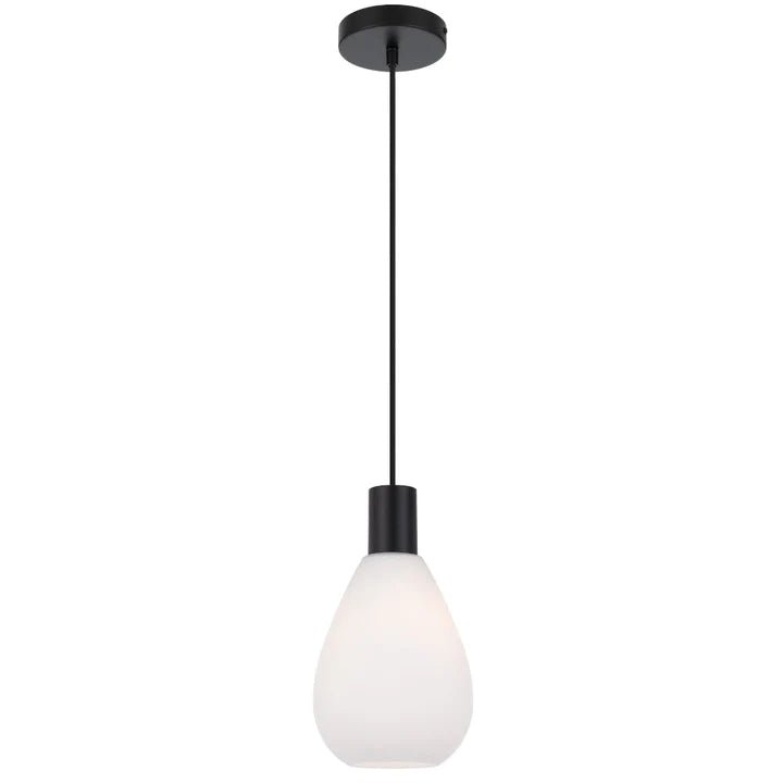 Telbix Tresor 1 Lights Pendant - Black Opal Matt - Mases LightingTelbix