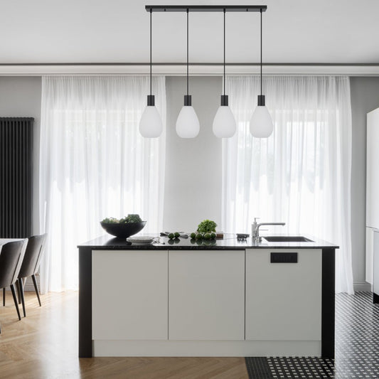 Telbix Tresor 4 Lights Pendant - Black Opal Matt - Mases LightingTelbix