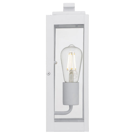 Telbix Truman 1 Light Exterior Wall Light White TRUMAN EX1 - WH - Mases LightingTelbix