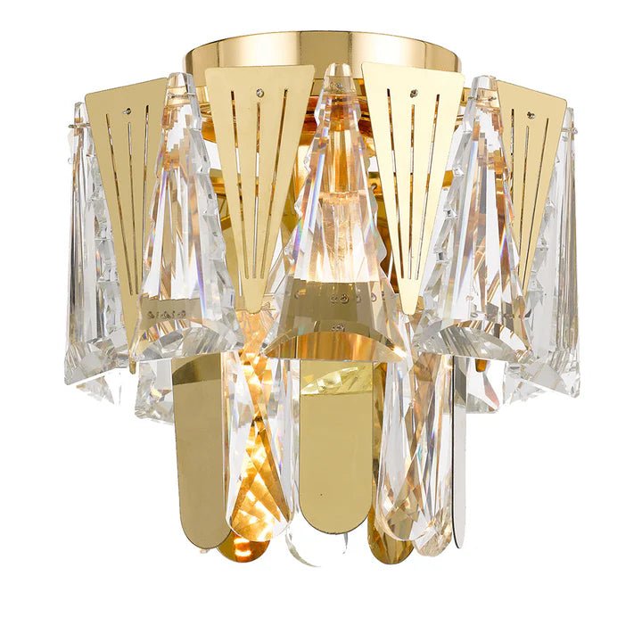 Telbix Valerie 22cm Batten Fix Chrome/Gold